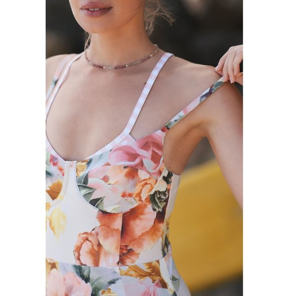 ✨HP✨Anthropologie Maeve Yvette Strappy One-Piece Swimsuit NWOT - Picture 3 of 8